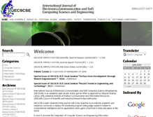 Tablet Screenshot of ijecscse.org